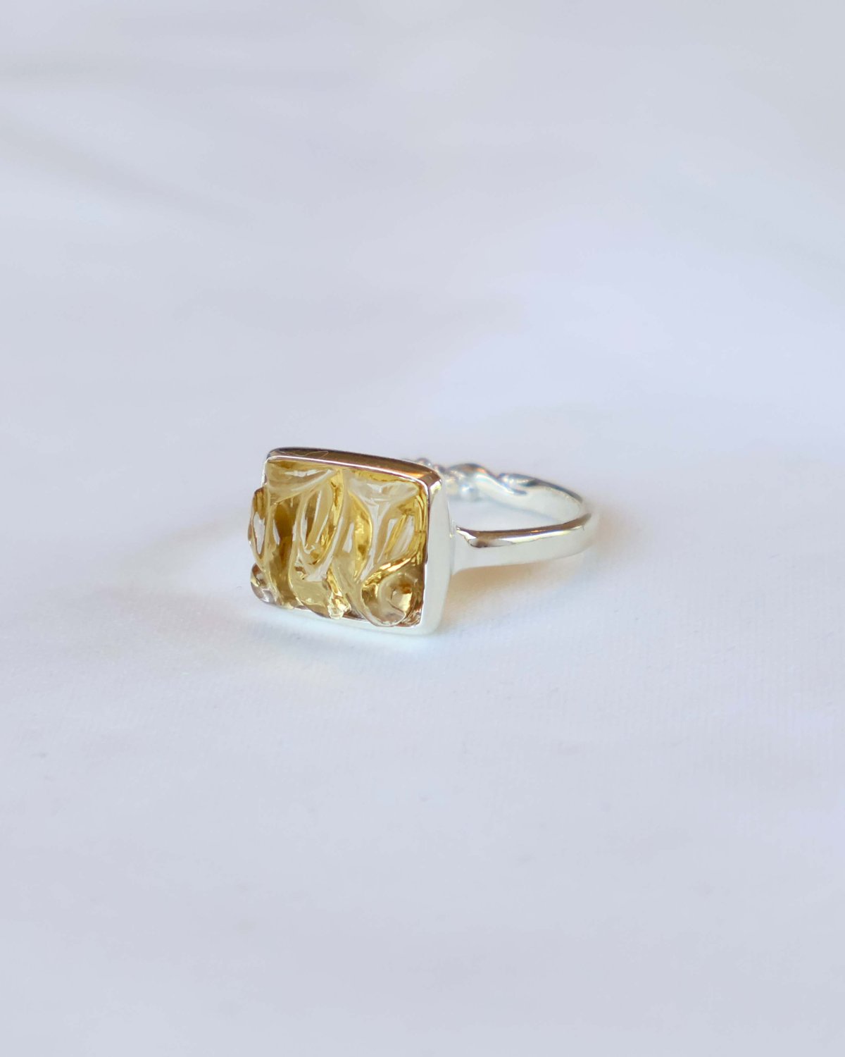 しとりん☆ Carving Citrine Ring | AYA KIYOSHIMA JEWELRY