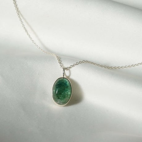 Green Kyanite Necklace top