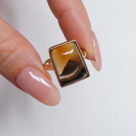 Picture Agate  Ring