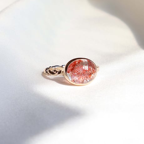 Limonite in Quartz Ring #16