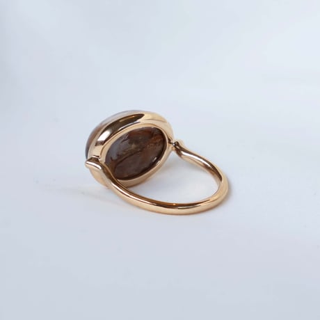 Platina Rutilated Quartz Ring