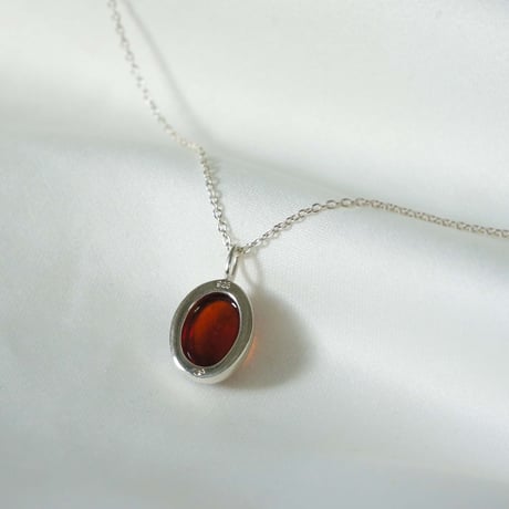 Hessonite Garnet Necklace top
