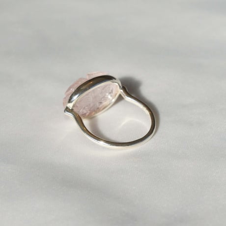 Carving Rosequartz Ring