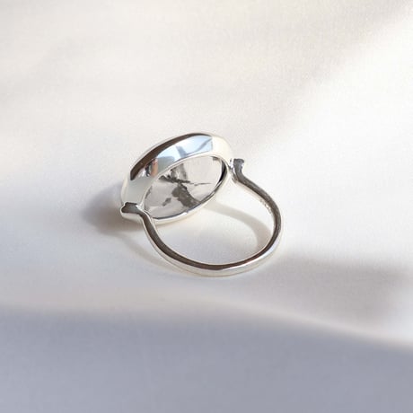 Pyrite in Quartz Ring