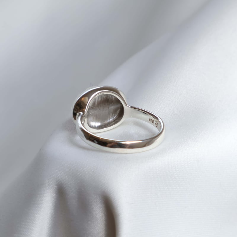 Platinum Rutilated Quartz Ring | AYA KIYOSHIMA