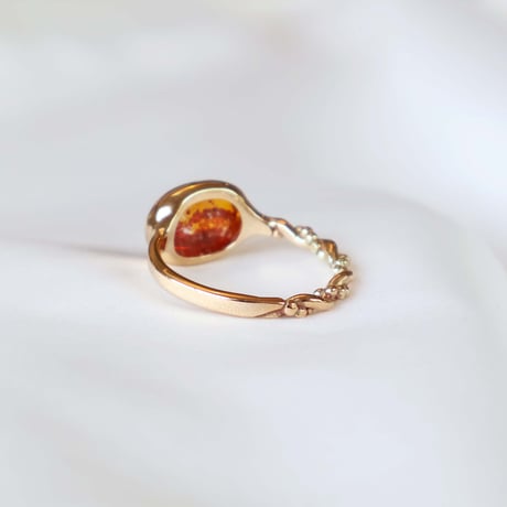 Limonite in Quartz Ring #13