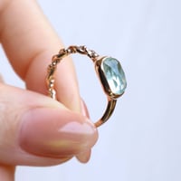 Blue Tourmaline Ring