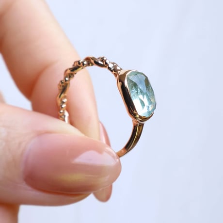 AYA KIYOSHIMA ルチルクォーツ リング #15 CATEGORY k10 | AYA KIYOSHIMA JEWELRY