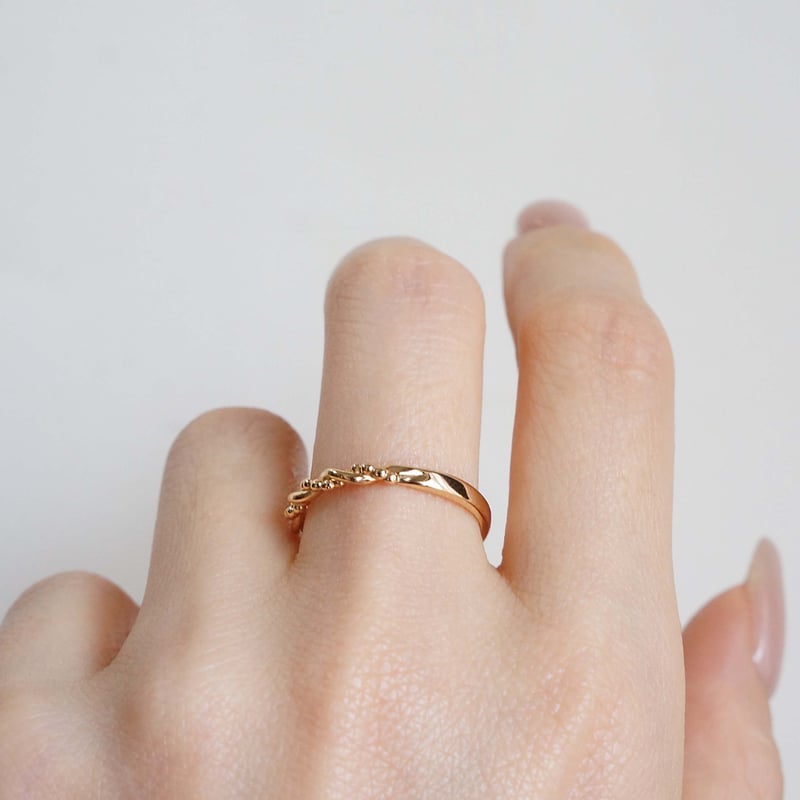aya kiyoshima jewelry リング K10 Twist Ring / k10 | AYA KIYOSHIMA JEWELRY