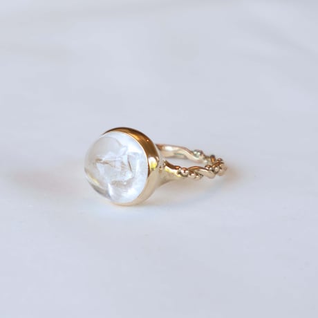 Quartz in quartz Ring #13