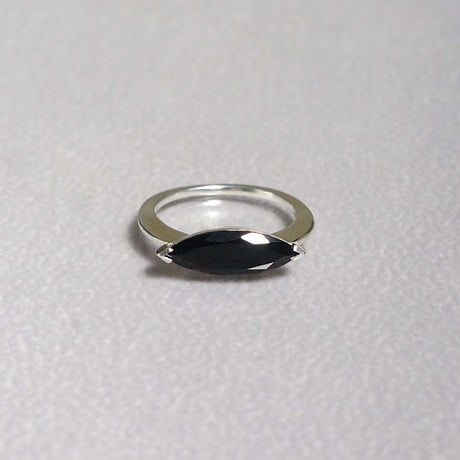 Marquise Ring Onyx / sv925