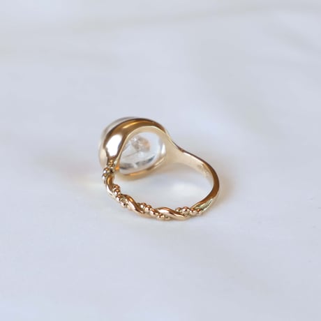 Quartz in quartz Ring #13
