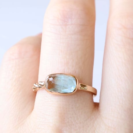 Blue Tourmaline Ring
