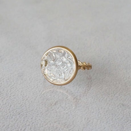 Carving Whitetopaz Ring