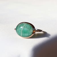 Emerald × Rutilatedquartz Ring