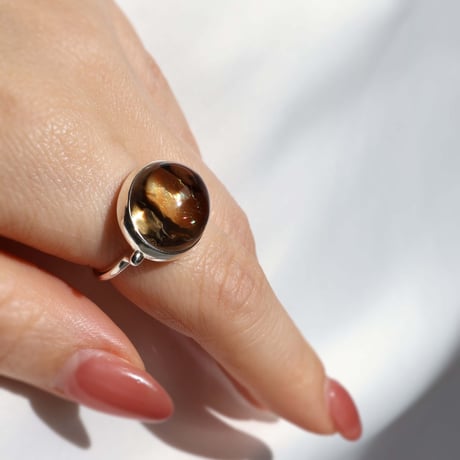 Iris Smoky Quartz Ring