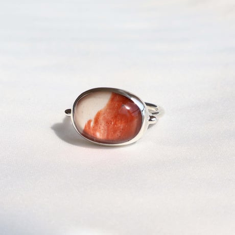 Jasper × Quartz Ring