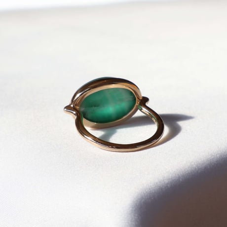 Emerald × Rutilatedquartz Ring
