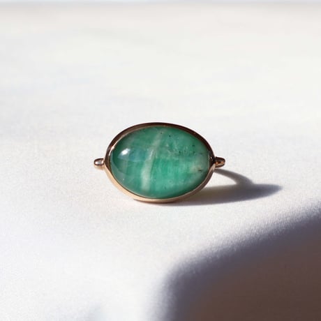Emerald × Rutilatedquartz Ring