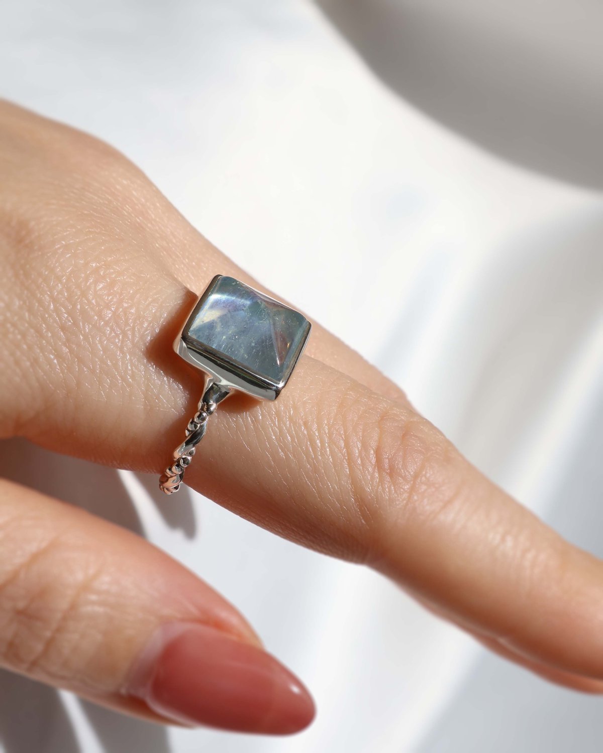 Aquamarine Ring #15 | AYA KIYOSHIMA JEWELRY
