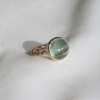 Moss Aquamarine Ring