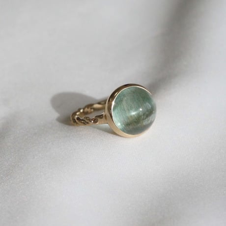Moss Aquamarine Ring