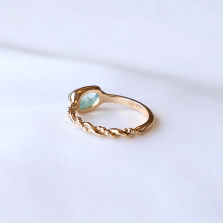 Blue Tourmaline Ring