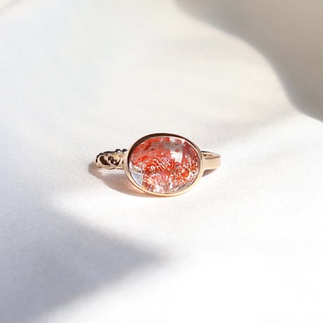 Limonite in Quartz Ring #16