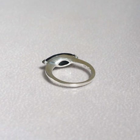 Marquise Ring Onyx / sv925
