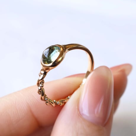 Green Tourmaline Ring