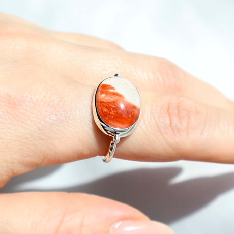 Jasper × Quartz Ring