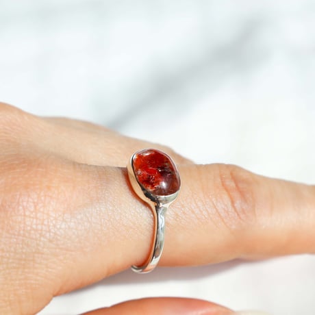 Limonite in Quartz Ring
