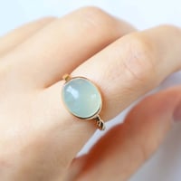 Bluegreen Serpentine Ring