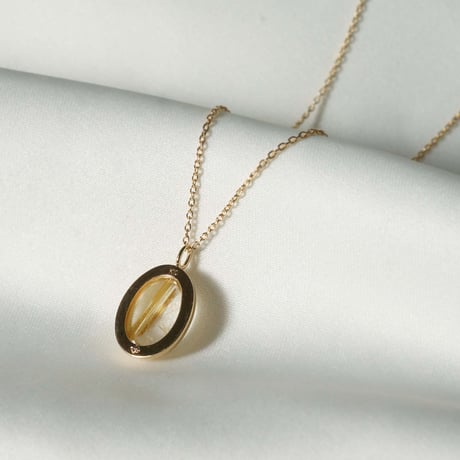 Rutilatedquartz Necklace top