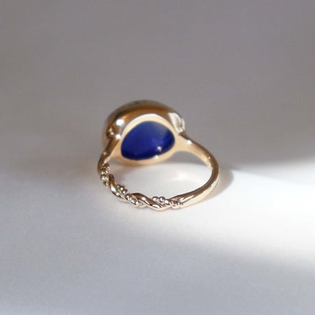 Lapislazuli × Rutilatedquartz Ring