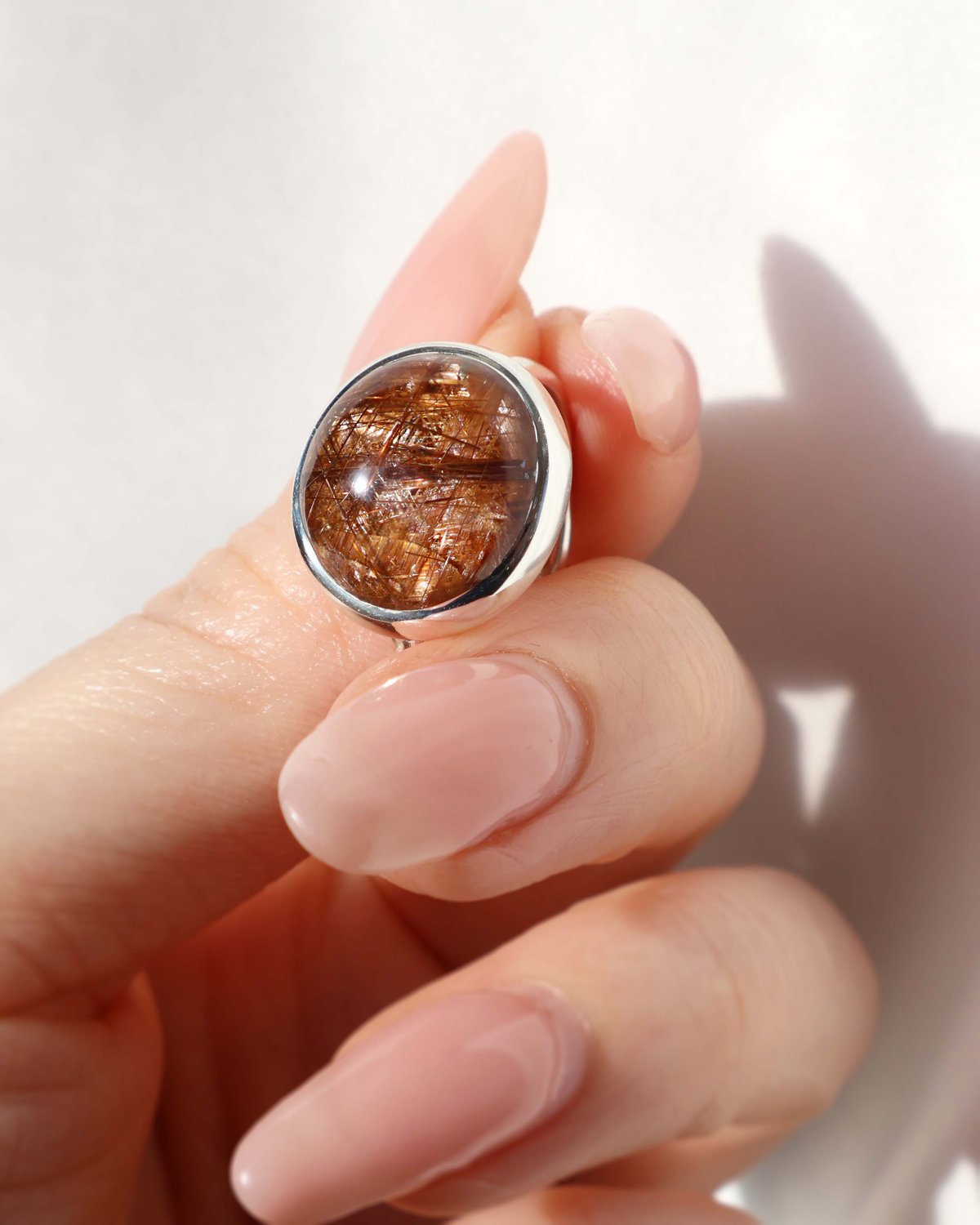 Rutilated Quartz Ring #14 | AYA KIYOSHIMA JEWELRY