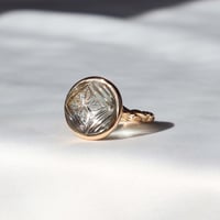 Carving Prasiolite Ring #13