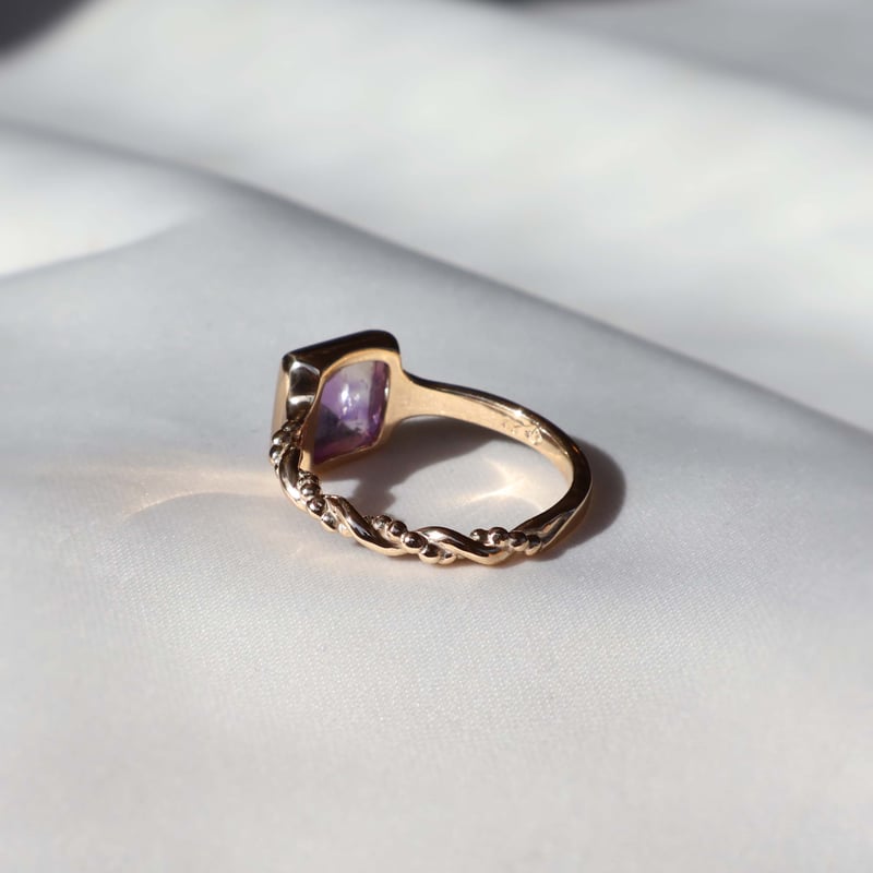 Bicolor Amethyst Ring | AYA KIYOSHIMA JEWELRY