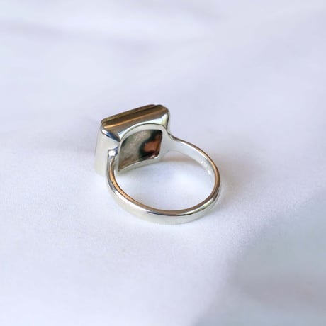 Ocean Jasper × Rutilated Quartz Ring