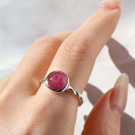 Pink Tourmaline Ring
