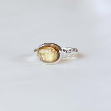Titanium Rutilated Quartz Ring #9