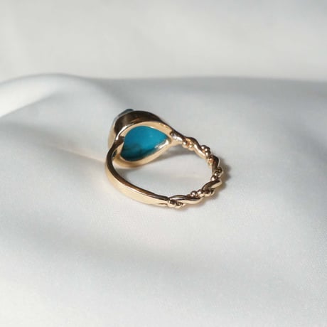 Turquoise × Gardenquartz Ring #13