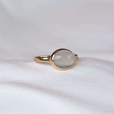 Milky Aquamarine  Ring