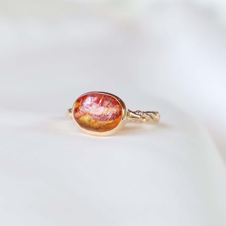 Limonite in Quartz Ring #13