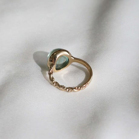 Moss Aquamarine Ring