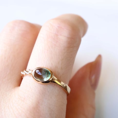 Green Tourmaline Ring