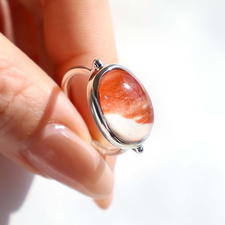 Jasper × Quartz Ring