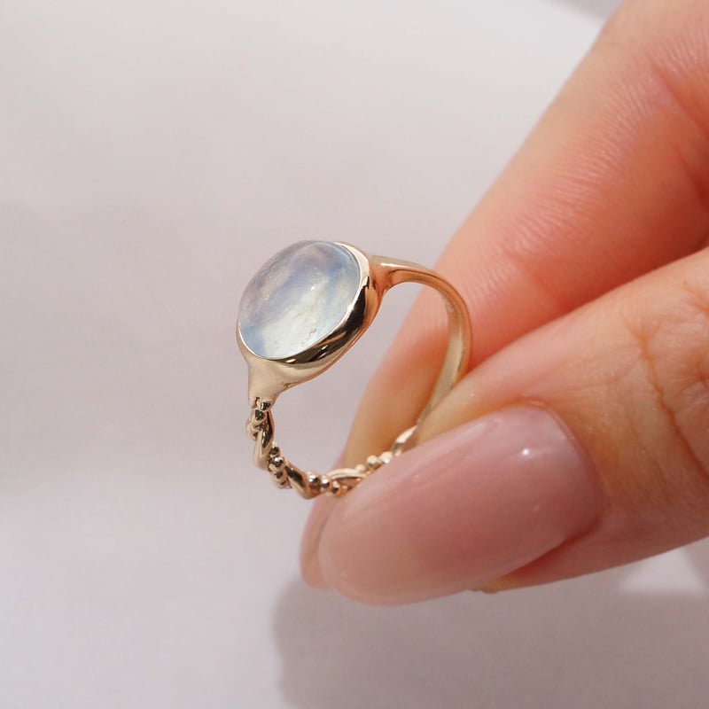 Milky Aquamarine Ring | AYA KIYOSHIMA JEWELRY