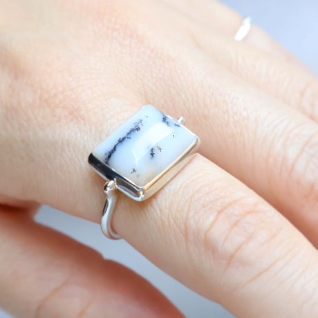 Picture Agate Ring #16