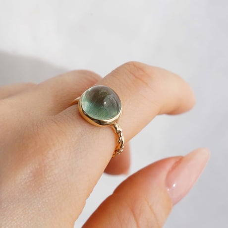 Moss Aquamarine Ring